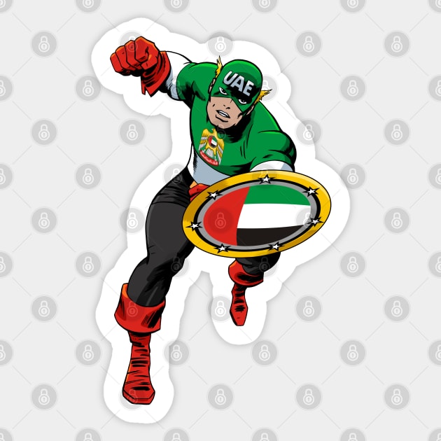 Captain UAE Sticker by ThirteenthFloor